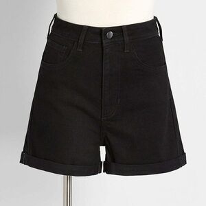ModCloth Hot and Fun Summer Nights High-Rise Denim Shorts - Size 30 - New!